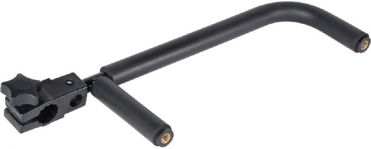 Zijsteun Hengel - Rod Rest - Vissen - Voor Ronde Poten - 25 mm - Zwart