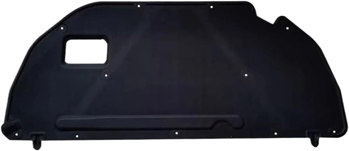 Geluidsisolatiemat - Motorkap Isolatie - Motor Koeling - Vlamvertragend Katoen - 100x100mm - Zwart