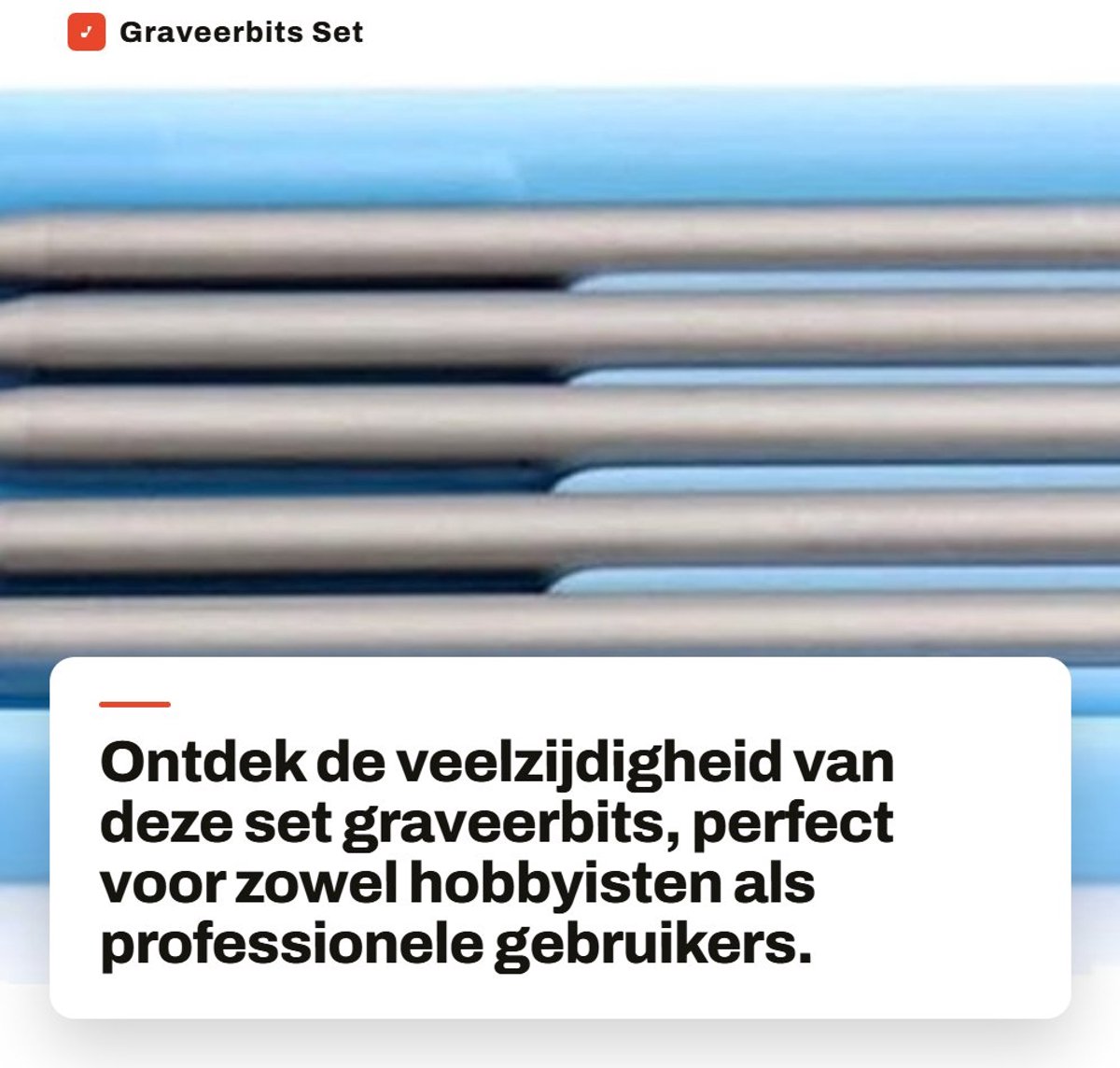Dailygoods- Graveerbits Set - 6 Stuks Professionele Wolfraamstalen Snijbladen - 2,35 mm Schacht - Geschikt voor Graveren/Frezen/Boren - Duurzaam en Slijtvast - Inclusief Diamantkop 1,4 mm - Graveermesjes