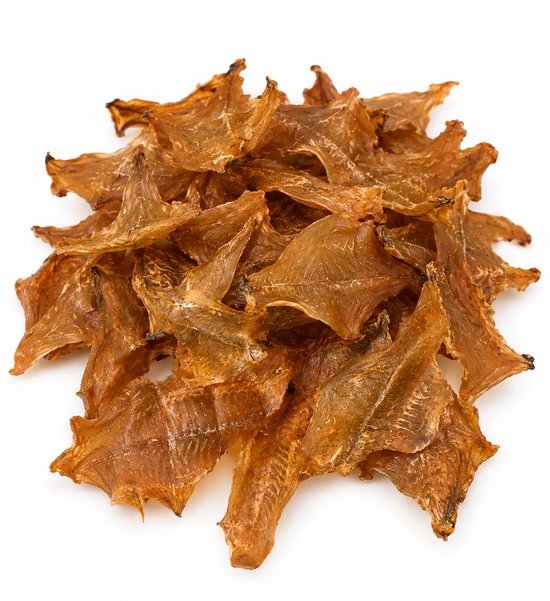 Hondensnackie scholfilet zonder huid (100 gram)