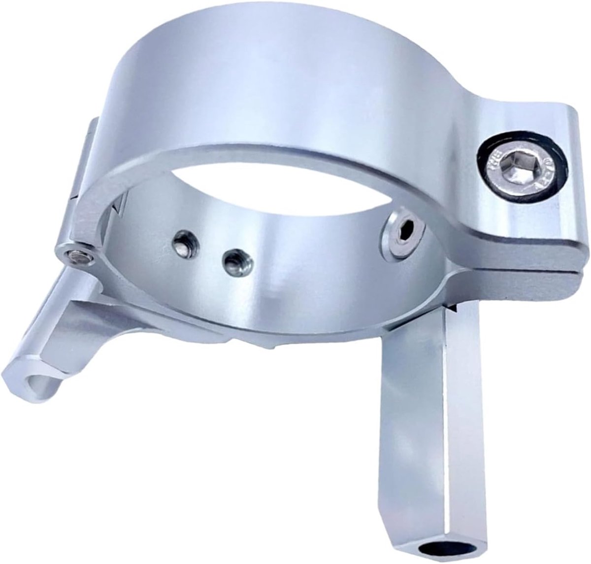 Voorderailleur Adapter - Fietsonderdeel Vouwfiets - Fiets Upgrade - Dubbele Snelheid - 7.8 x 5 x 4.5 cm - Zilver
