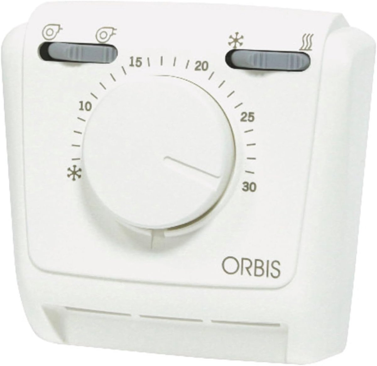 Analoge Thermostaat - Klimaatregelaar - Temperatuur Regelen - Timing Technologie - 5-30 Graden - Wit