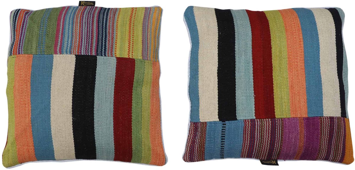 Handgeweven Kilim Kussensloop