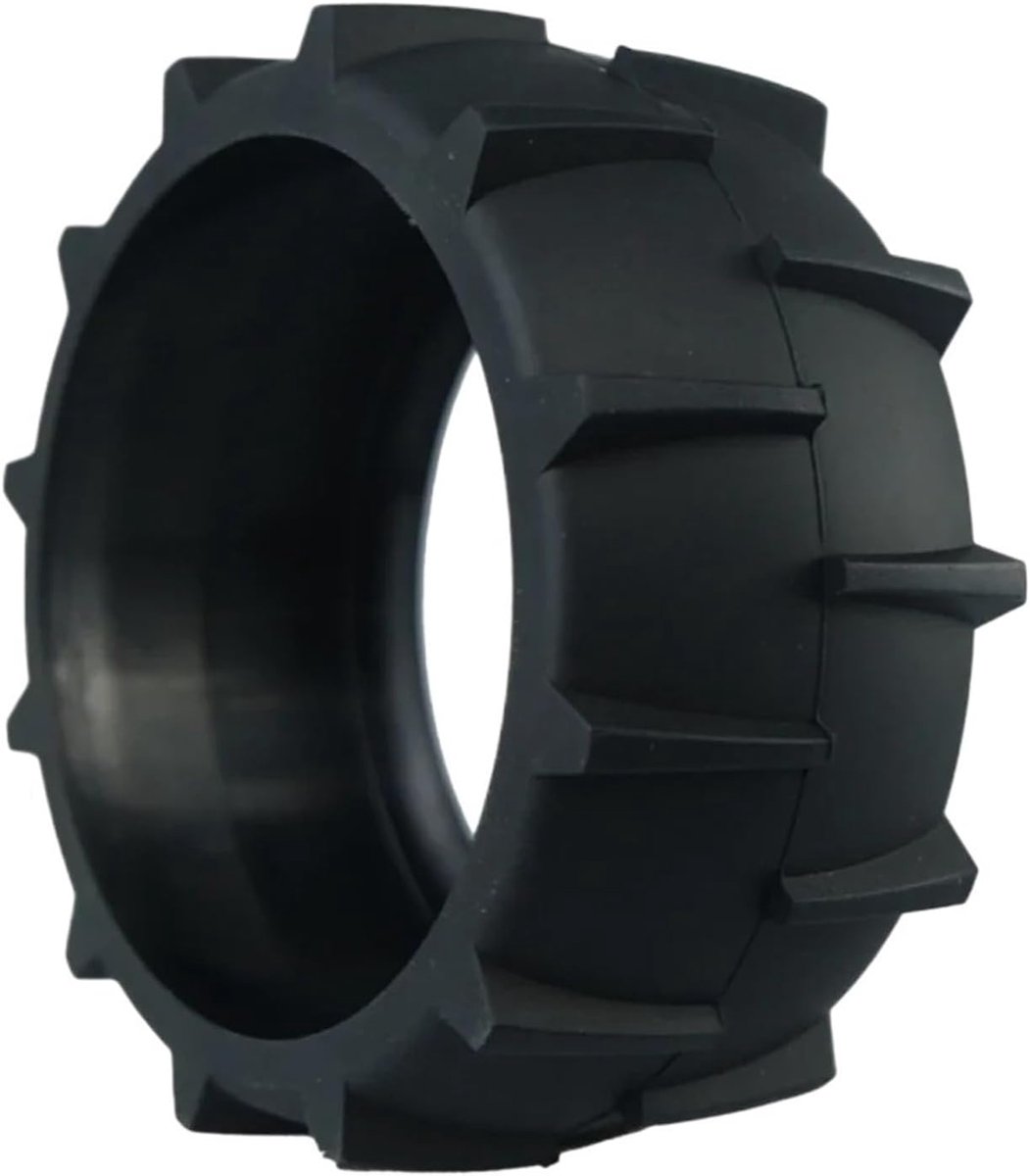 Robotmaaier Wielen - Grasmaaier Onderdelen - Gazon Onderhoud - Verbeterde Tractie - 110x40 mm - Zwart