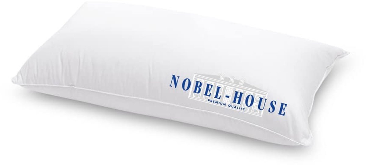 Dailygoods- Hoofdkussen Luxe - 70% Veren / 30% Dons - 40 x 80 cm - Slaapkussen - Hoofdkussen voor Nekklachten - Comfortabel en Ondersteunend - Kussen
