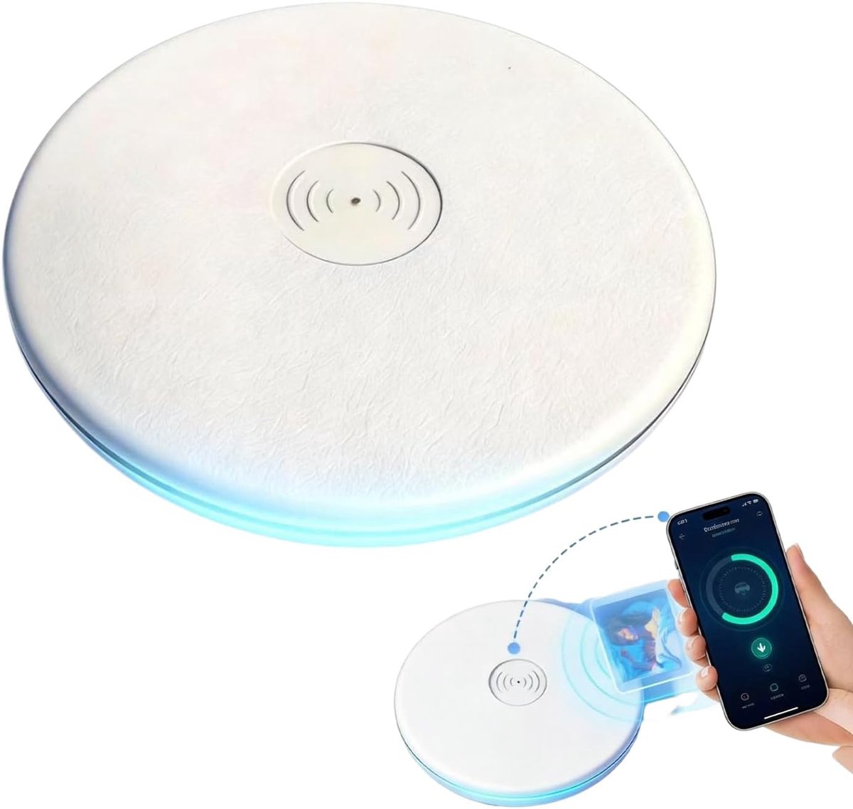 Kussen Luidspreker - Slaap Geluid - Ontspannen Slapen - Geleidingsgeluid Technologie - 12 x 10 x 2 cm - Wit