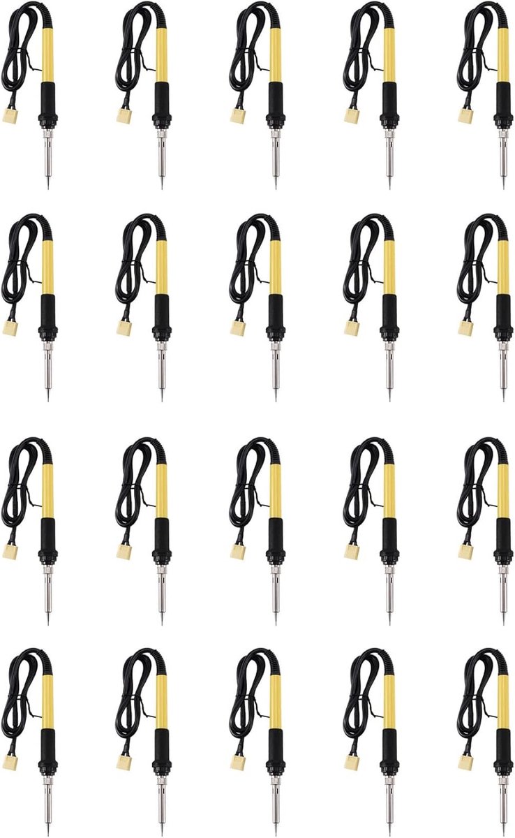 Draagbare Soldeerbout - Laagspanning Bout - Elektronica Reparatie - Snelle Opwarming - 20 Stuks - Geel