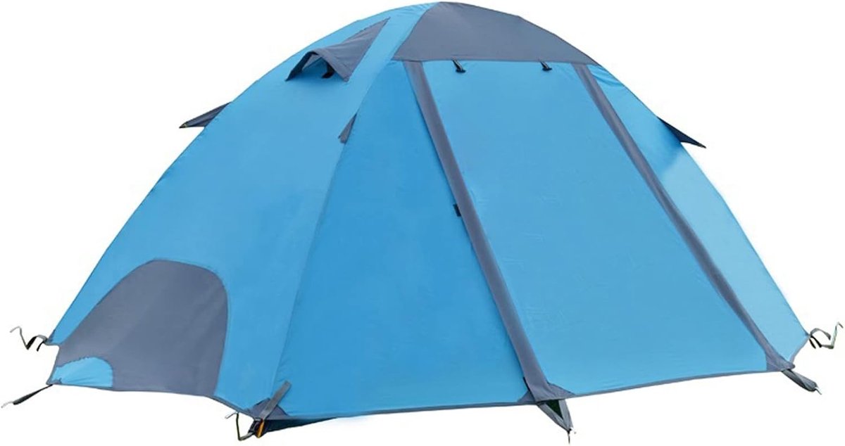 Lichtgewicht Tent - Kampeertent Outdoor - Kamperen Wandelen - Dubbellaags Ontwerp - 2-3 Persoons - A