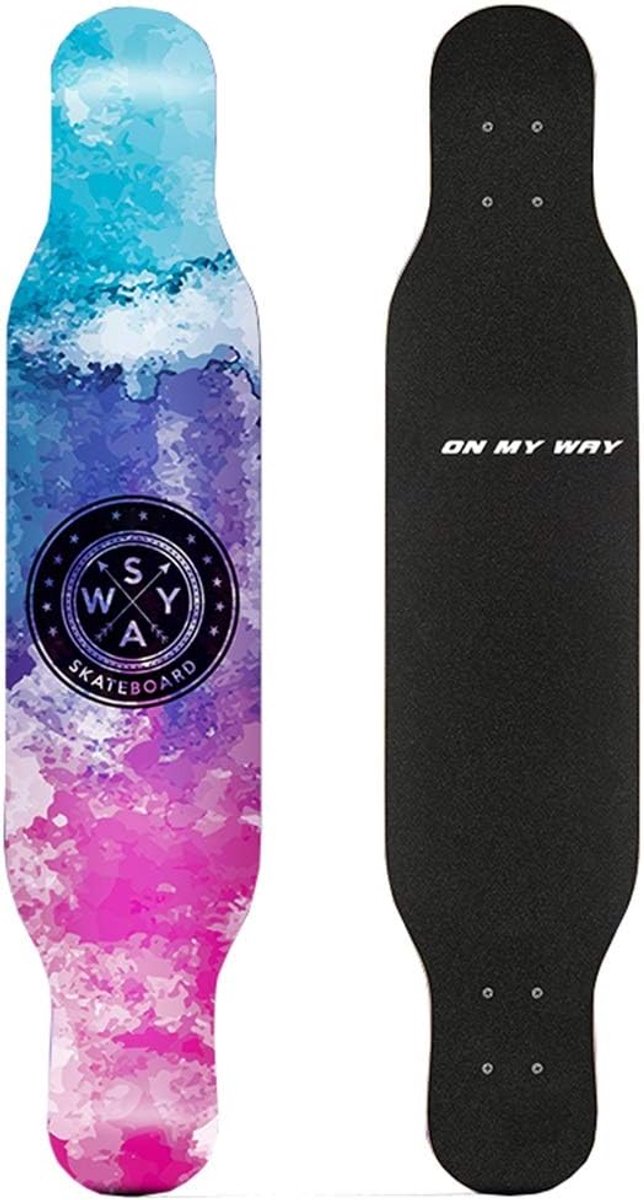 Skateboard Deck Cruiser Longboard Vervoer en Recreatie 9-laags Esdoorn Constructie 42 inch Magic