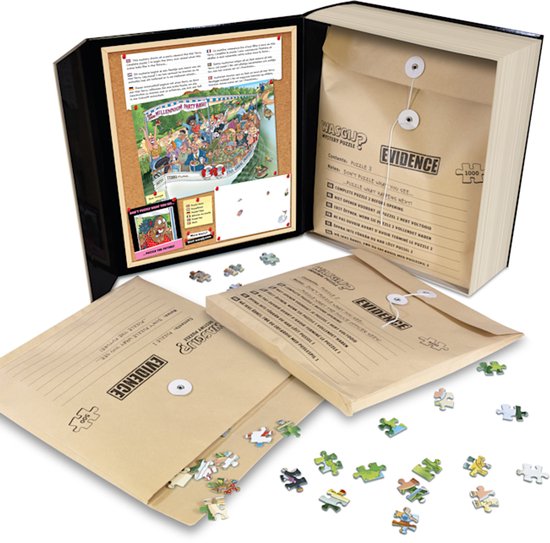 Wasgij Pieces of Evidence - The Last Voyage – Unieke 3-in-1 Puzzel met Mysterie