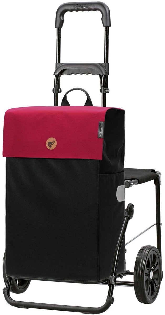 Andersen Shopper Komfort Shopper Hera Winkelwagen 57 cm - 45 L - rot