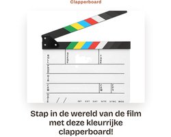 Dailygoody - Clapperboard - Professionele filmtool - 30 x 25 cm