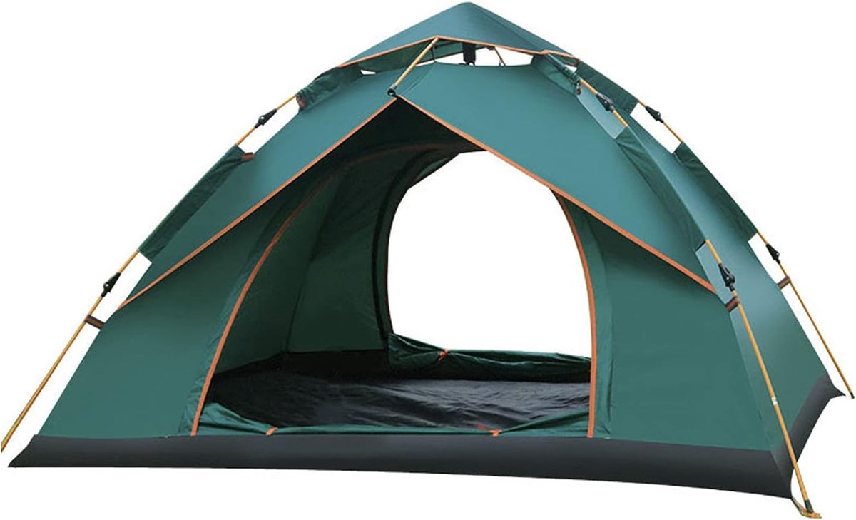 Kampeertent - Familie Tent - Buiten Activiteiten - Snelle Opzet - 2 Persoons - Blauw