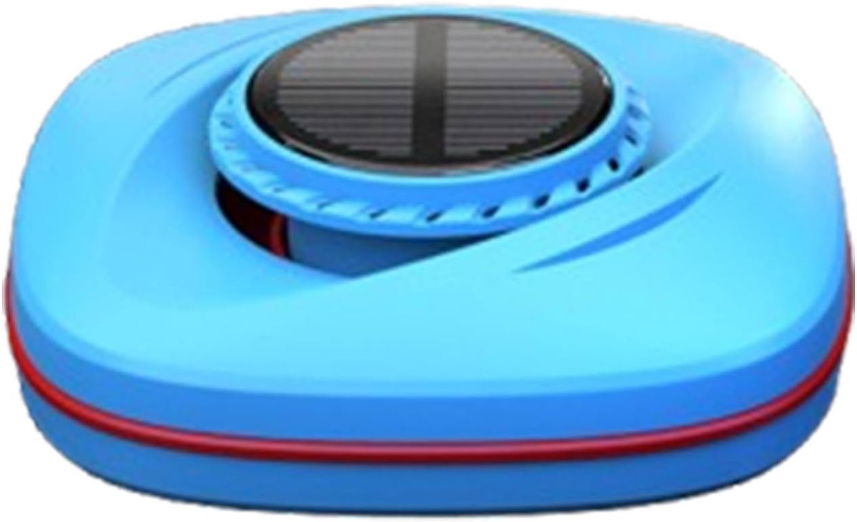 Auto Luchtverfrisser - Voertuig Geur - Auto Interieur - Zonne-energie Aangedreven - 8x8x2 cm - Zwart