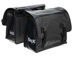 BECK Big - Dubbele fietstas - Zwart (bisonyl)
