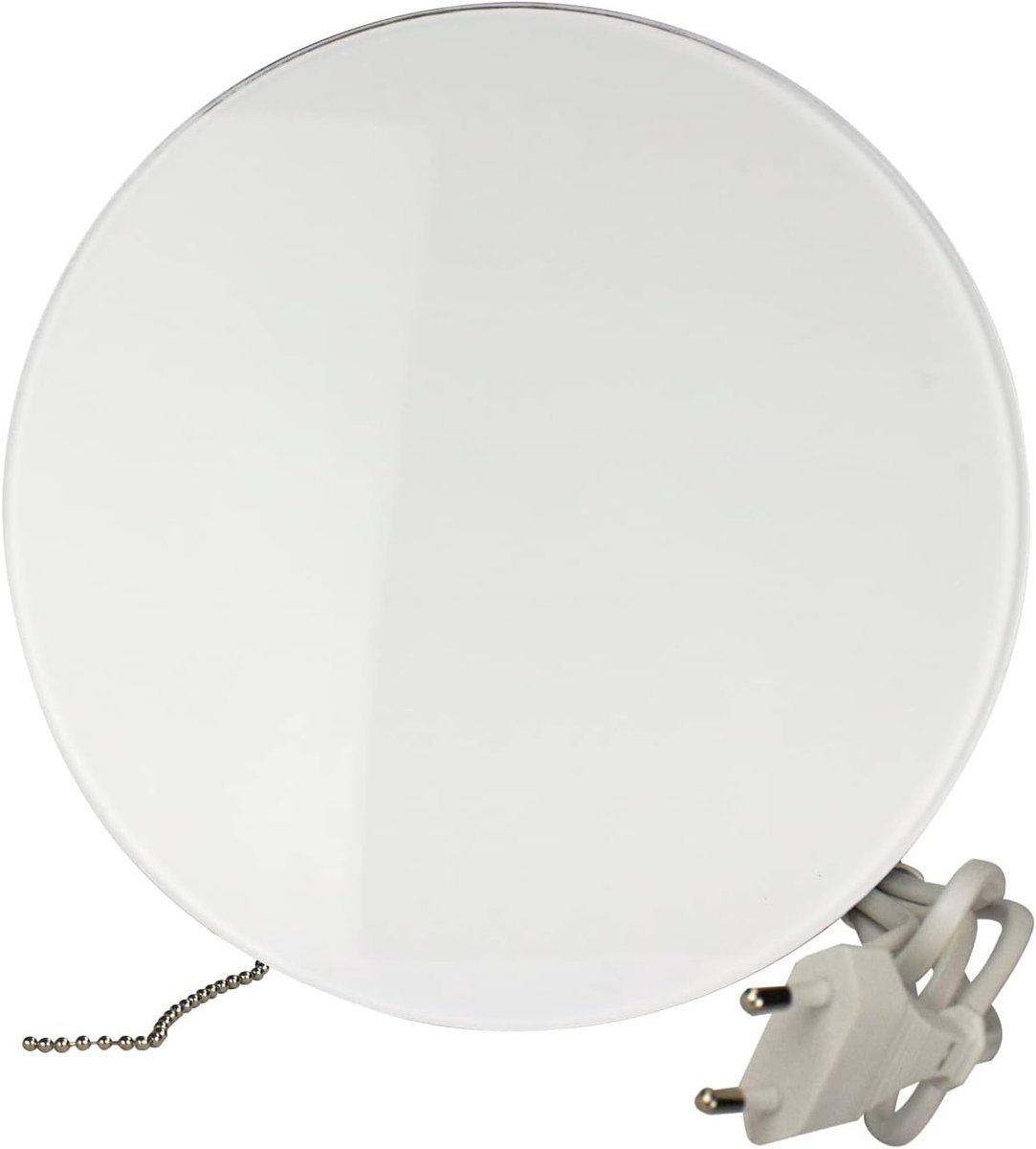 Badkamerventilator Glas - Afzuigventilator Rond - Vochtige Lucht Afvoeren - Stil En Energi