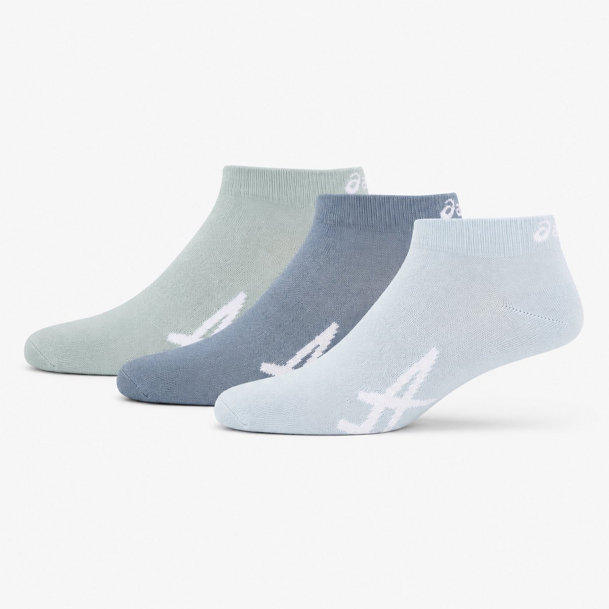 ASICS Sport 3 Pack Ankle Sock Sokken 47-49 Lichen Rock/Monument /Indigo Fog Paarsblauw 3-Pack Training