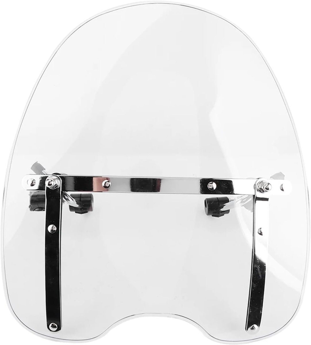 Motorfiets Windscherm - Stuur Windgeleider - Comfortabel Rijden - Universele Pasvorm - 22-25 mm - Wit