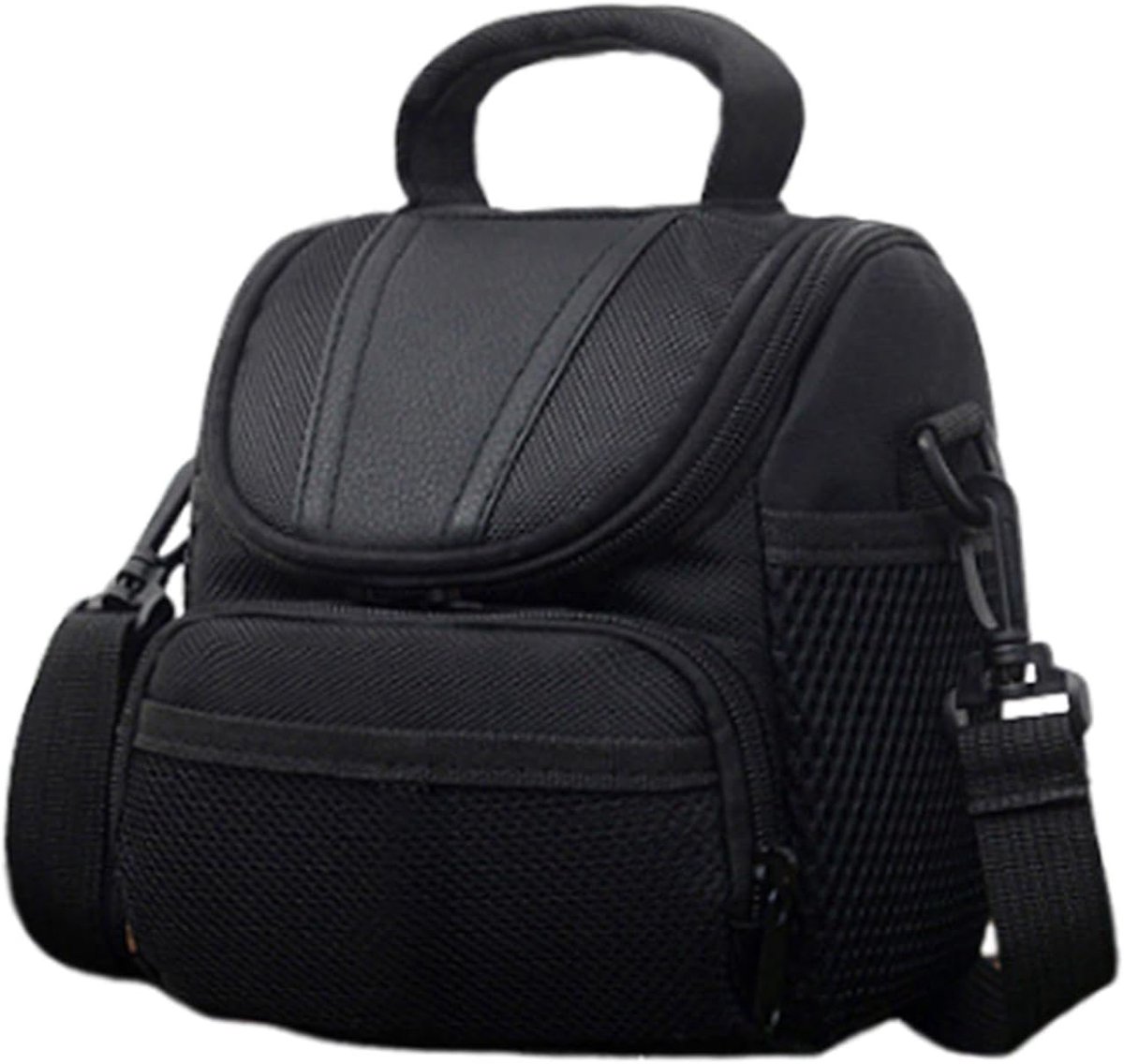 Cameratas Schoudertas - Fototas Camera - Fotografie Bescherming - Krasbestendig Nylon - 300 g - Zwart