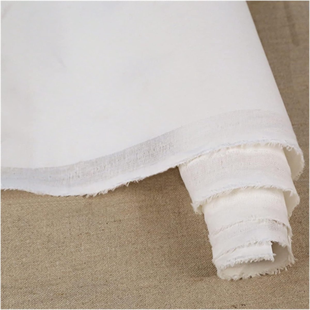 Schilderdoek Rol - Katoen Canvas - Kunst Maken - Zuurvrije Primer - 10 Meter Lang - Wit