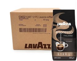Lavazza Espresso Italiano Classico - Multipack - Koffiebonen - 6kg (12x500g)