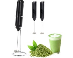 Hand-Melkopschuimer - Elektrische Mixer - Elektrische Melkopschuimer - Mengkop met Dubbele Spoel - Drankgarde - Oplaadbare - Opbergdoos - Voor Latte, Cappuccino, Matcha, Warme Chocolademelk en Eieren