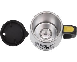 Zelfmengende Beker - Elektrische Mok - Dranken Mixen - Magnetische Roerder - 400 ml - Wit