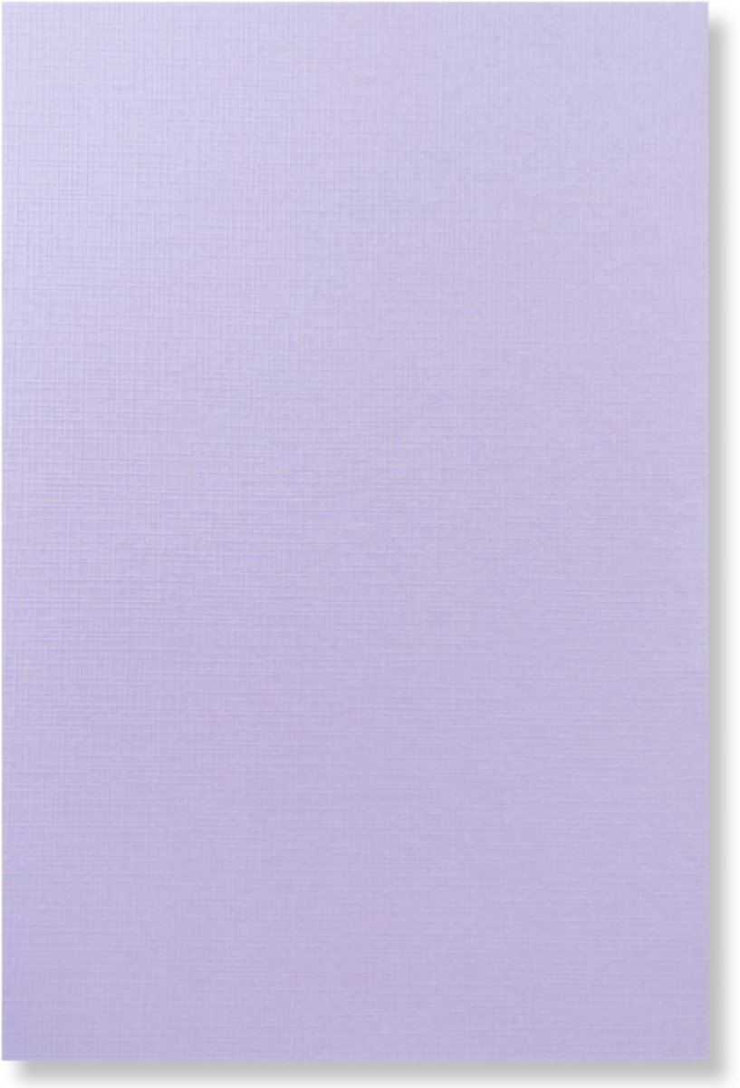 20 Linnen Kaarten papier - A4 - Lila - Cardstock - 29,7x21cm - 240 grams - Karton