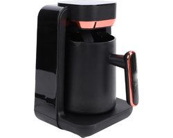 Turks Koffiezetapparaat - Koffiezetter - Warme Dranken Maken - Snelle Verwarmingstechnologie - 1.5 Kopjes - Zwart