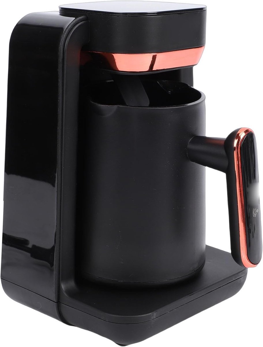 Turks Koffiezetapparaat - Koffiezetter - Warme Dranken Maken - Snelle Verwarmingstechnologie - 1.5 Kopjes - Zwart