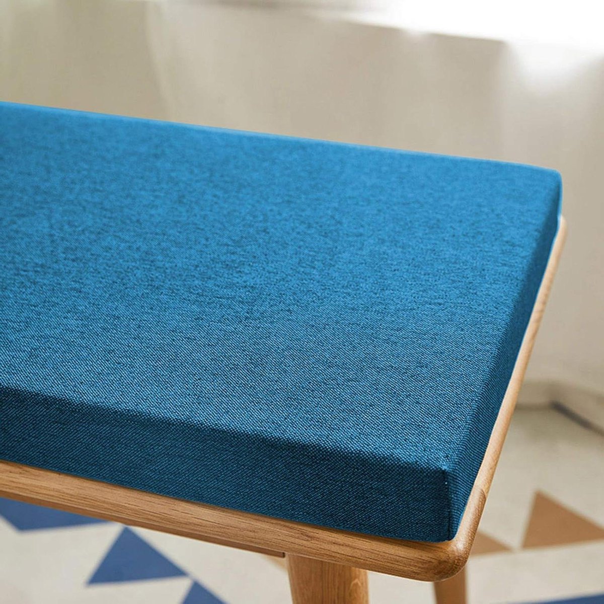 Bank kussen - Zitkussen buiten - Buiten zitten - Antislip ontwerp - 150 cm - Donkerblauw