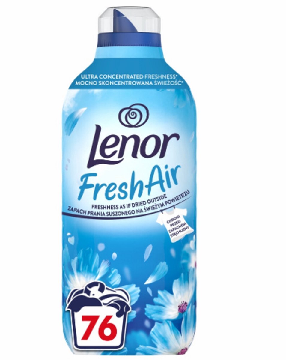 Lenor - Wasverzachter Fresh Air 76 Wasbeurten - 8 x 1064 ml - Voordeelverpakking