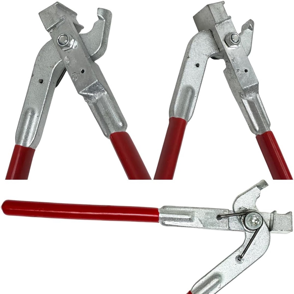 Tang C - Sluitgereedschap - Radiator Reparatie - Gebogen Kaakontwerp - Auto Truck - Rood