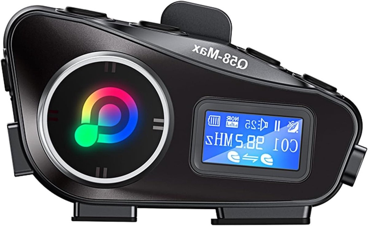 Motorfiets Intercom Headset - Helm Communicatie - Twee Persoon Communicatie - 500 Meter Bereik - 25 Uur Batterij - Zwart