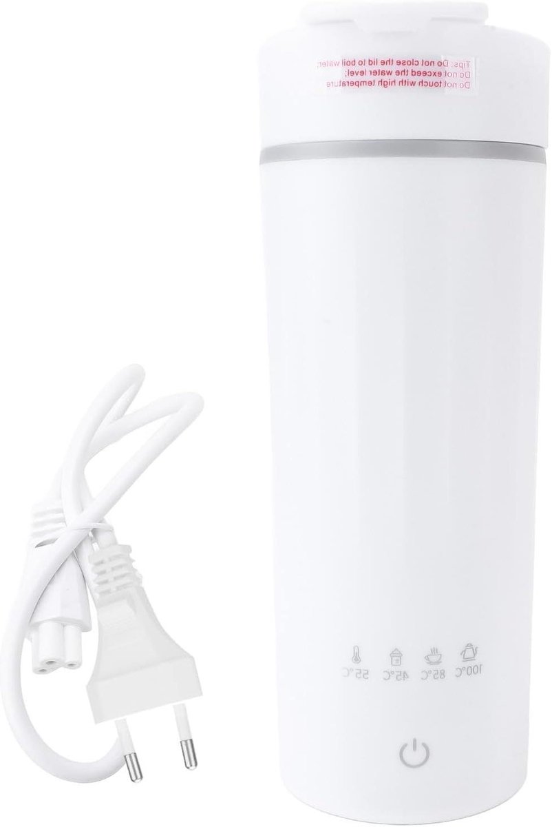 Elektrische Waterkoker - Reis Waterkoker - Persoonlijk Gebruik - Snelle Verwarming - 475 ml - Zwart
