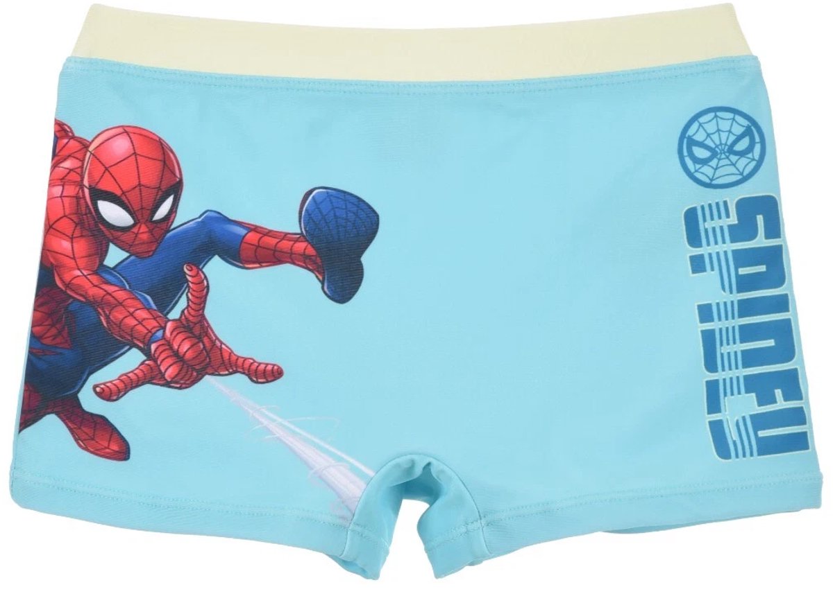 Spiderman zwembroek - turquoise (blauw/groen) - Marvel Spider-Man zwemshort - maat 98