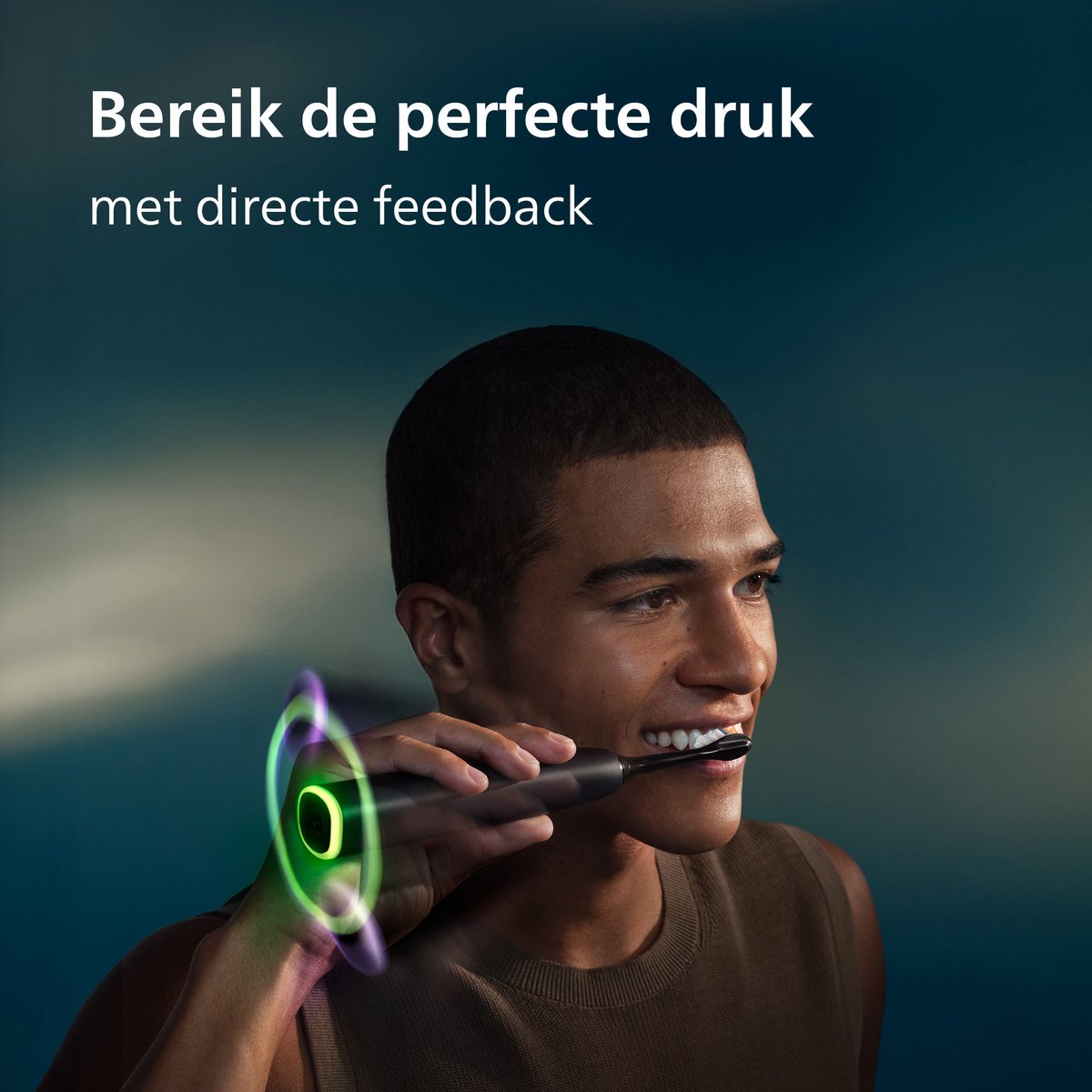 Philips Sonicare Next-Generation DiamondClean 8000 Elektrische Tandenborstel - Slimme Poetsdruksensor, Persoonlijke Coaching, Wittere Tanden & Gezonder Tandvlees - Zwart - HX8311/12 thumbnail 3