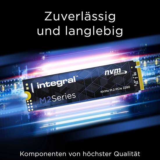 Interne SSD - NVMe M.2 - Snelle Data Opslag - PCIe Gen3x4 - 1 TB - Blauw — afbeelding 5