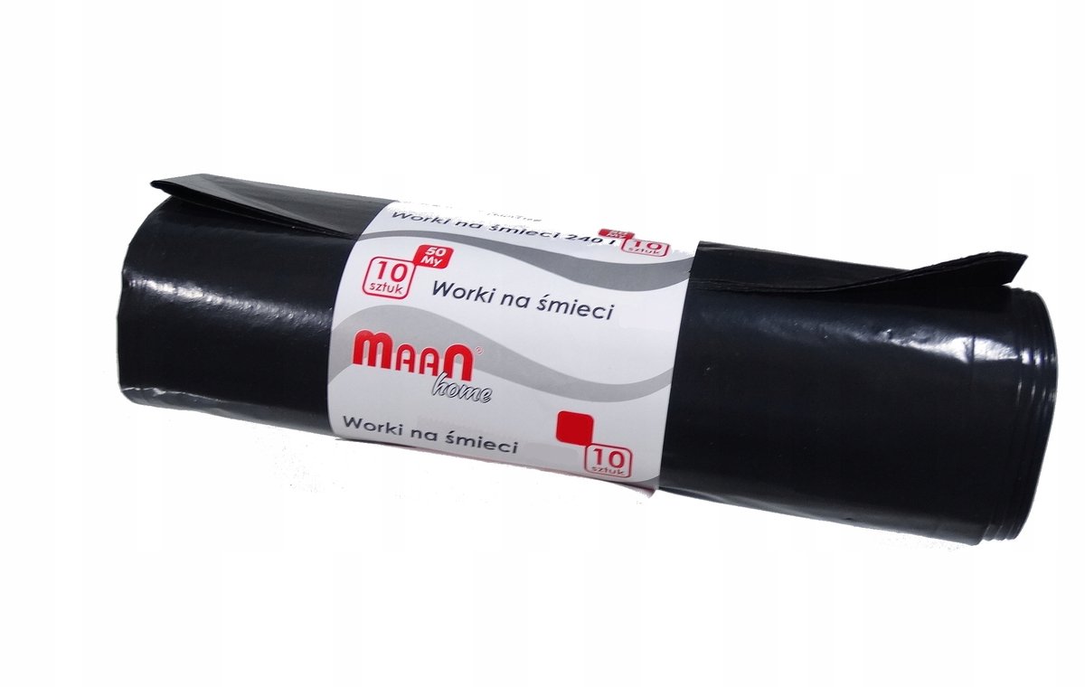 Zwarte Bouwafval Zakken 120L - 10 Stuks