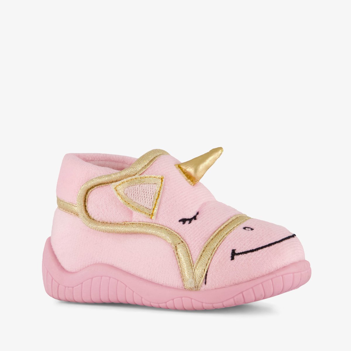 Thu!s meisjes pantoffels met eenhoorn roze goud - Maat 29 - Sloffen