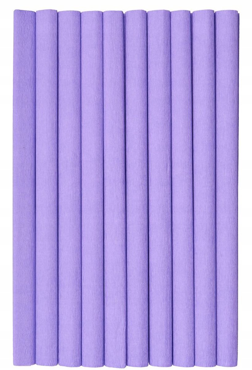 Kreukt crêpepapier 50x200cm Lila 10 stuks