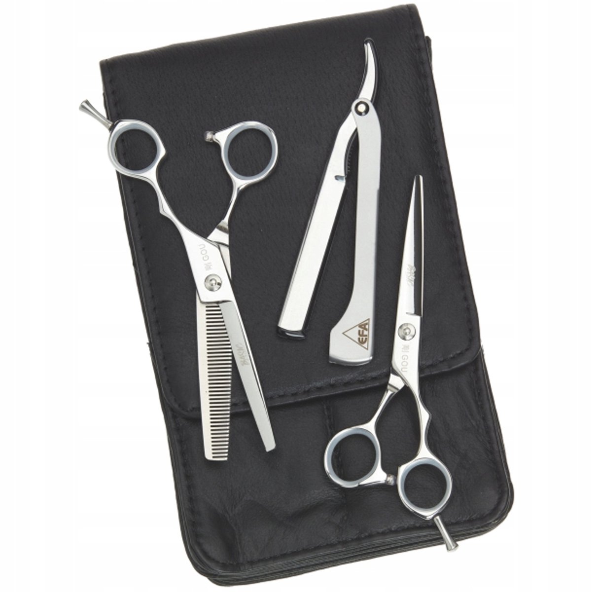 Aristocut Startset: Noorschaar 6.0", Effileerschaar 40T, Scheermes
