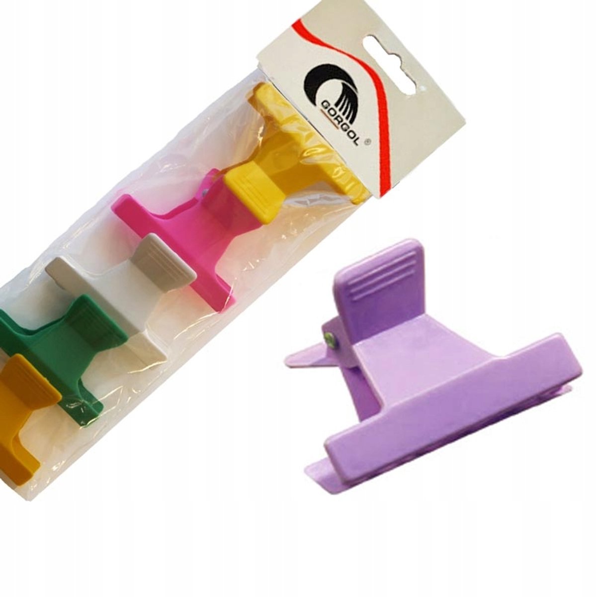 Gorgol Klemlipsen voor Haar - Set van 12 Kleurrijke Clips