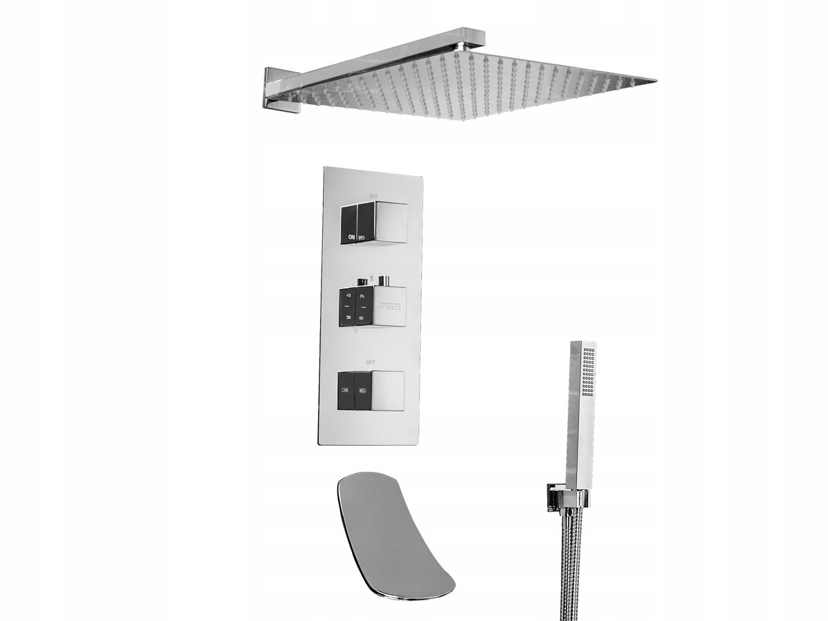 Inbouw Doucheset met Baduitloop - 3 Functies