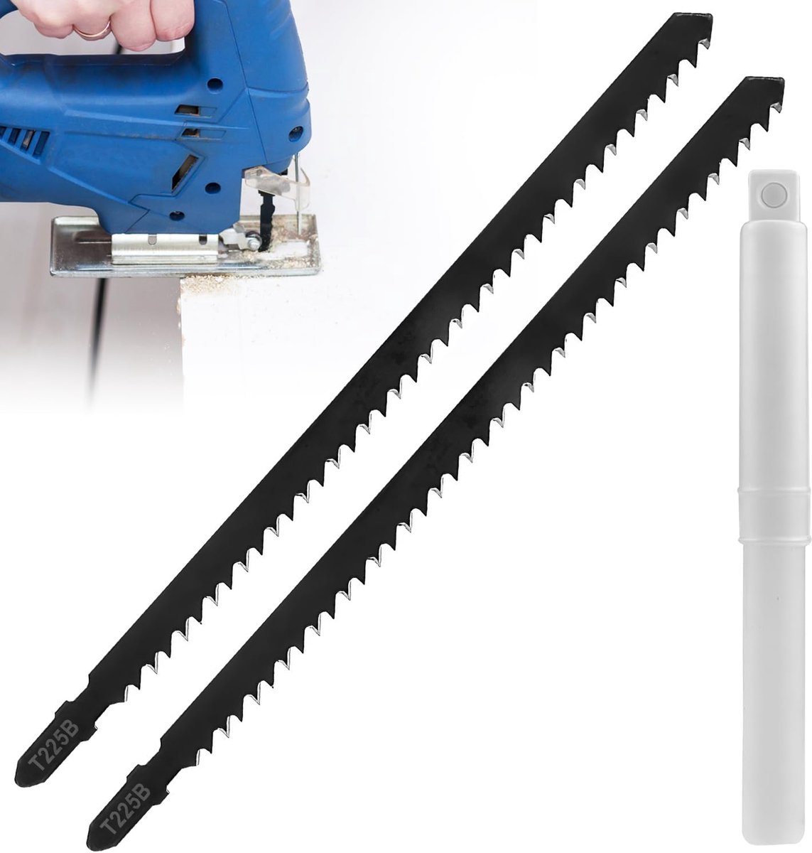 Set of saw blades T225B, alternative jigsaw blades, wood saw blade for professional jigsaw, compatible with most - ShopVlot
