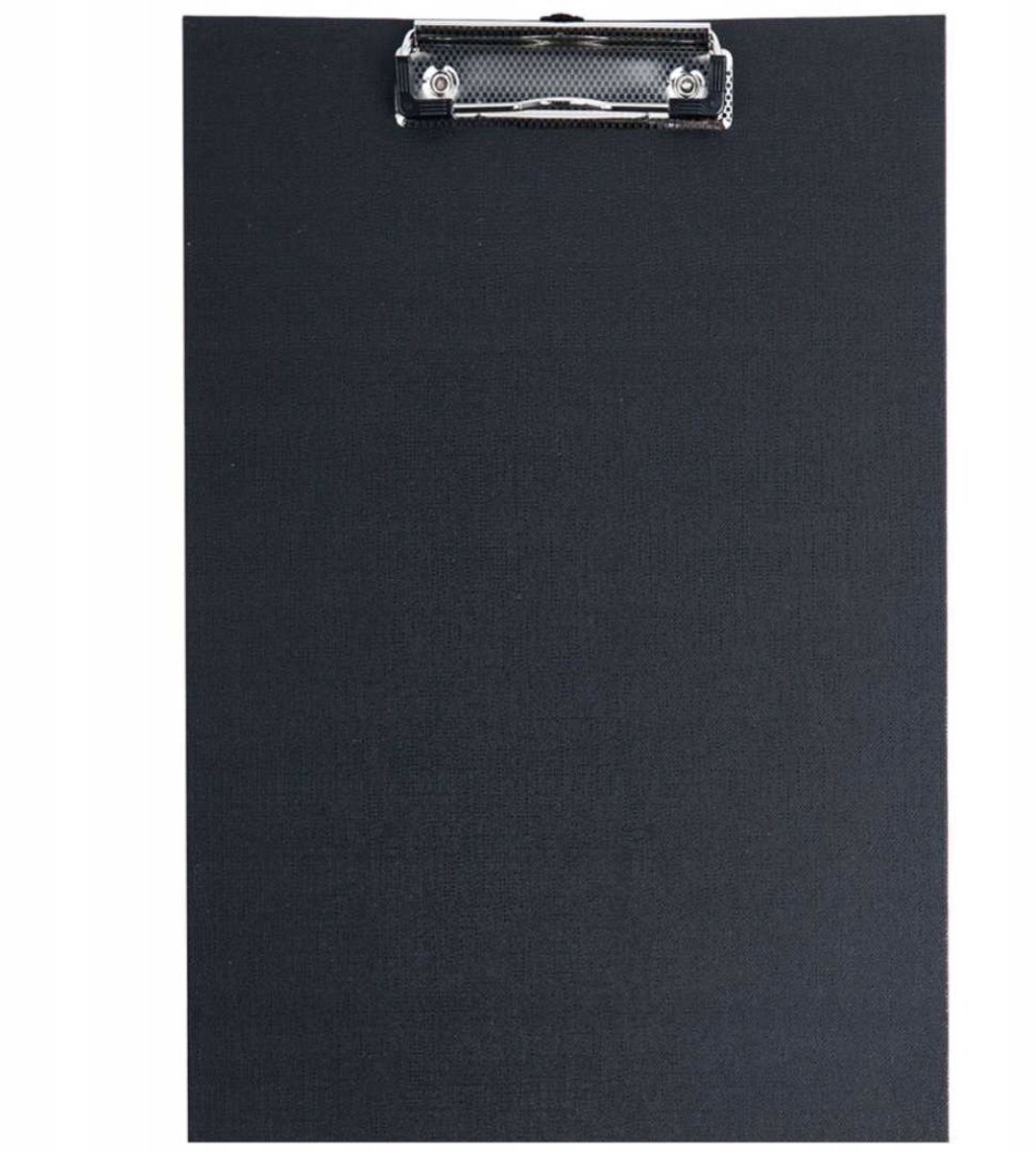 Zwarte A5 Clipboard met Klem - Zwart PVC