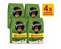 Senseo Koffiepads Mild Roast – 4 x 48 Stuks – 192 Koffiepads – Voordeelverpakking