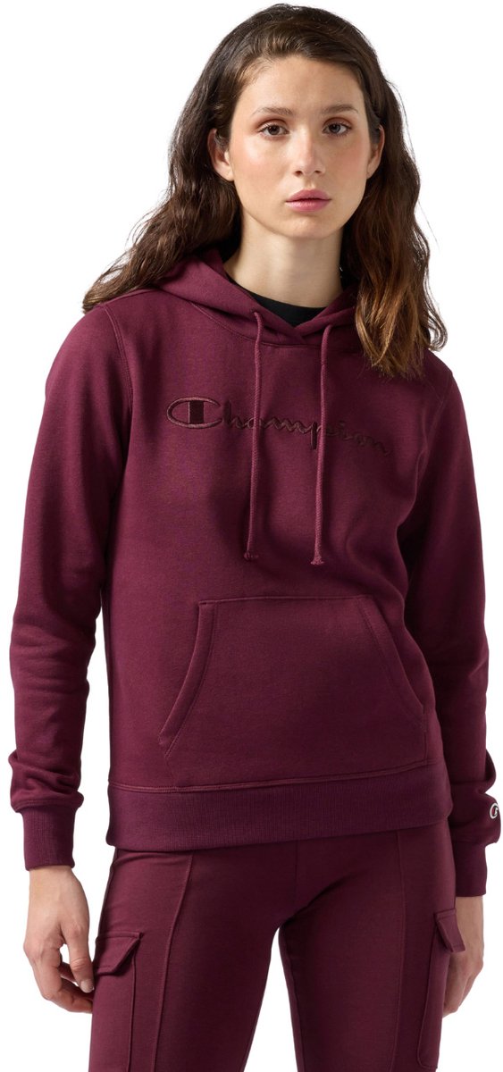 Champion Hooded Sweatshirt Dames Bordeaux - Maat S