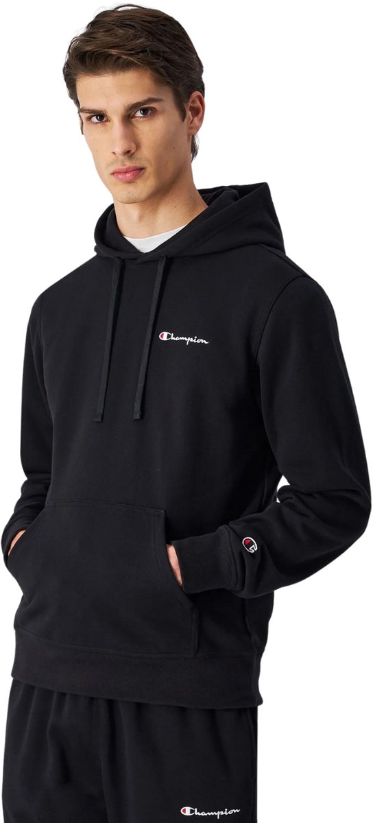 Champion Hooded Sweatshirt Heren Zwart - Maat M