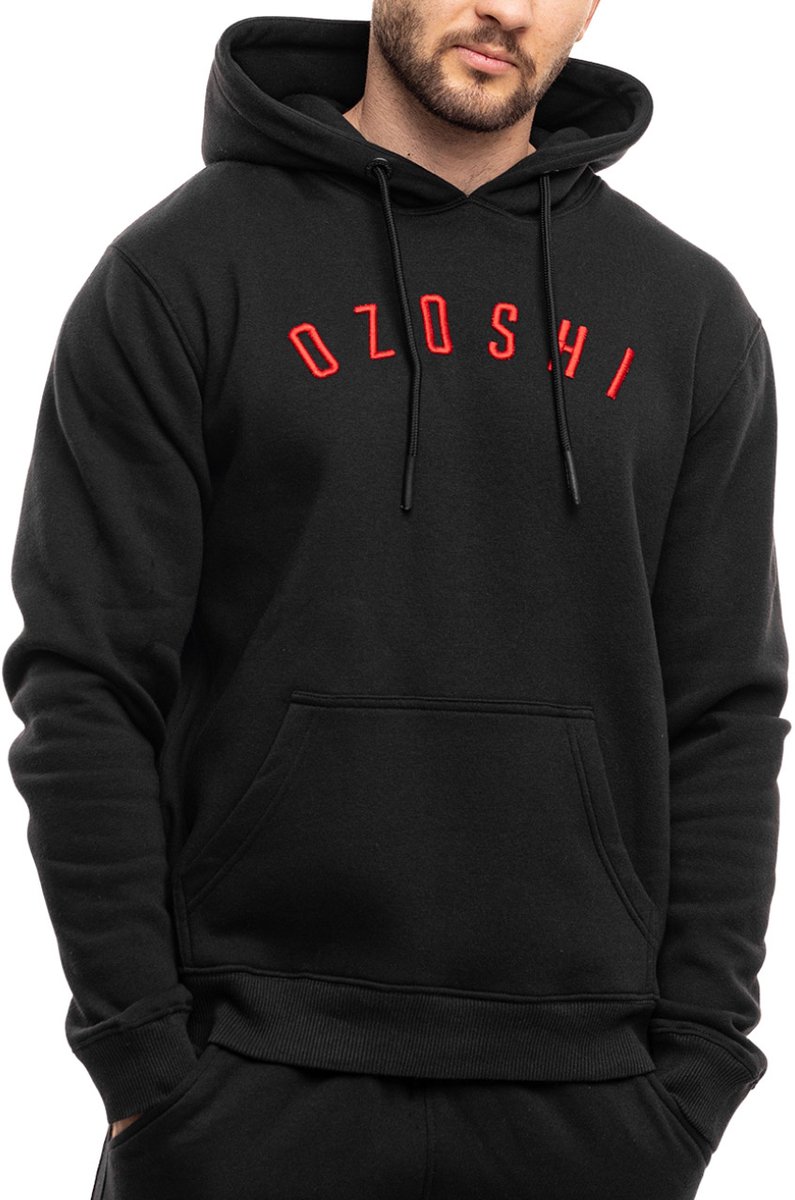 Ozoshi Brazos Sweater Heren Zwart - Maat 2XL